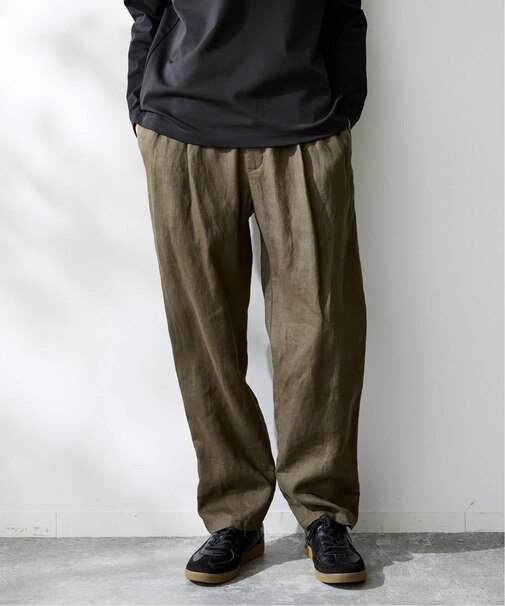 ヨーロッパリネン100% イージーパンツ
