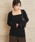 Noil silk Square ニット