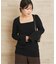 Noil silk Square ニット