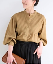 手洗い可 / ピンタックブラウス