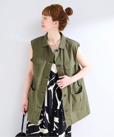 手洗い可 / ミリタリーベスト