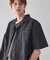 OSKR / オーエスケーアール Open Collar Graphic Print S/S Shirt