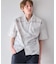 OSKR / オーエスケーアール Open Collar Graphic Print S/S Shirt