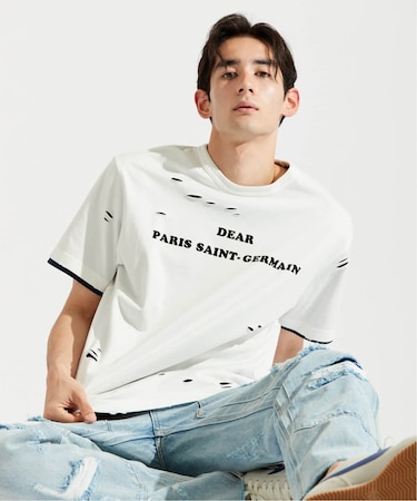 【Poggy × Paris Saint-Germain】DEAR PSG LAYERED T-SHIRT