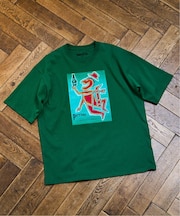 SAVIGNAC (サビニャック) 別注 French Company プリント Tシャツ