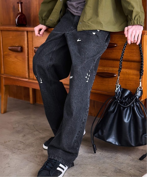 OSKR / オーエスケーアール ex 12oz Painted Tapered Denim Pants