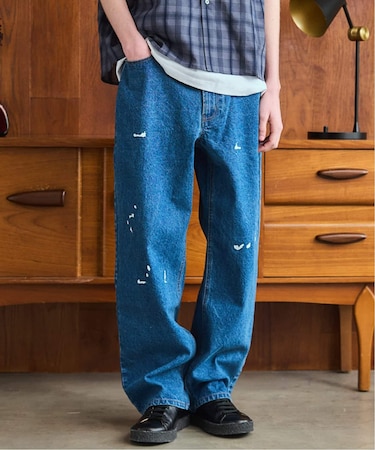 OSKR / オーエスケーアール ex 12oz Painted Tapered Denim Pants