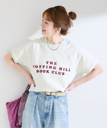 BOOK CLUB / ブッククラブ  別注 コットン裏毛S/Sラグランスウェット