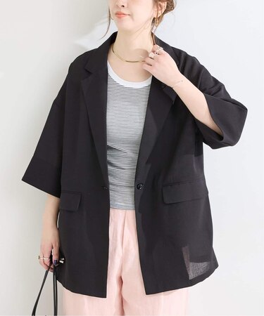 手洗い可 / ハーフスリーブジャケット