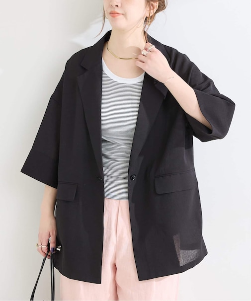 手洗い可 / ハーフスリーブジャケット