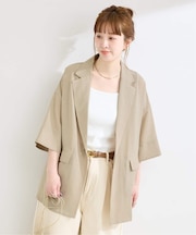 手洗い可 / ハーフスリーブジャケット