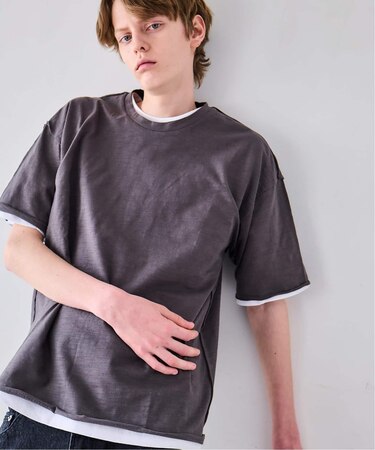 OSKR / オーエスケーアール Slab Cut Off Tee Shirt