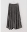 シアーチェックプリーツスカート