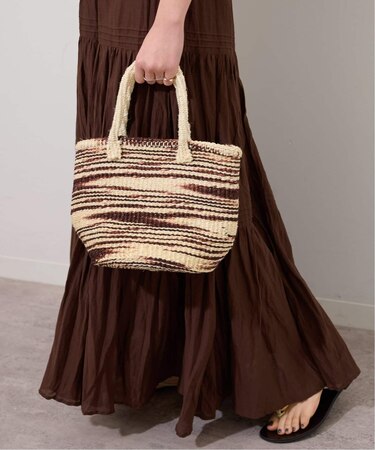 【MACHAKOS /マチャコス】ミックスカラーカゴバッグ