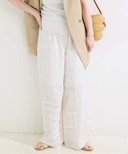 手洗い可 / レースパッチワークパンツ