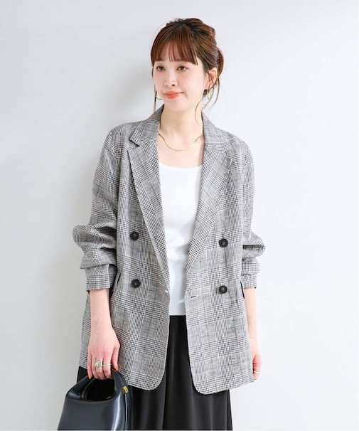 《追加5》手洗い可 / フレンチリネンテーラードジャケット