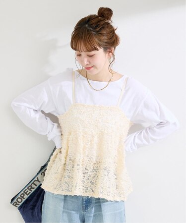 ファニーキャミ付きロンTEE