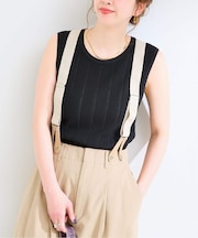 手洗い可 / UVcare /  add Function ニットタンクトップ