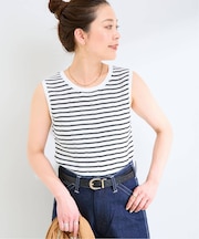 手洗い可 / UVcare /  add Function ニットタンクトップ