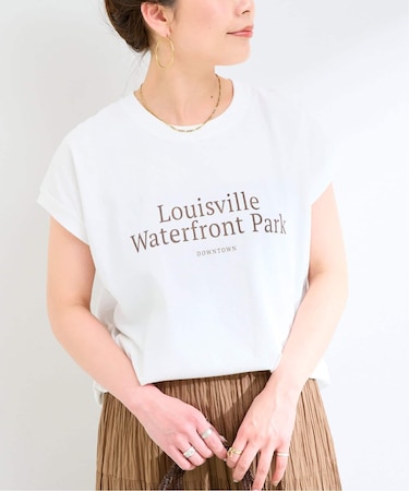 手洗い可 / アソートフレンチスリーブロゴTEE