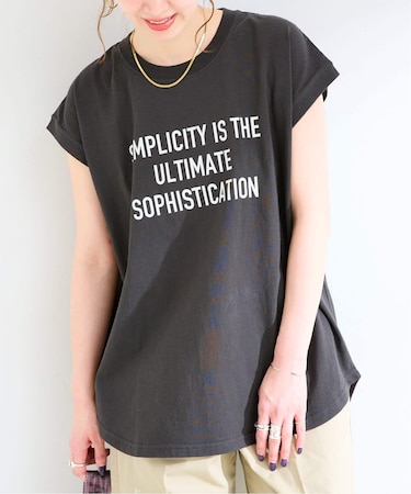 手洗い可 / アソートフレンチスリーブロゴTEE