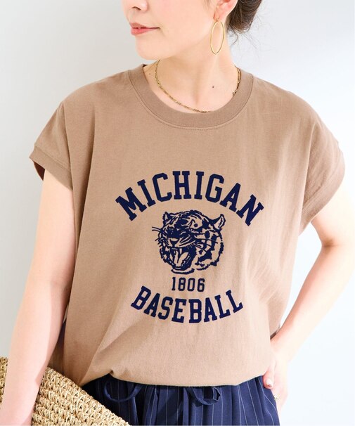 手洗い可 / アソートフレンチスリーブロゴTEE