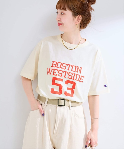 Champion / チャンピオン 別注 LOGO T-SHIRTS