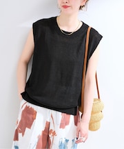 手洗い可 / FRENCH ICY LINEN フレンチプルオーバー