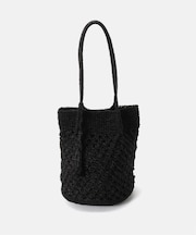 ラメ編みトートバッグ