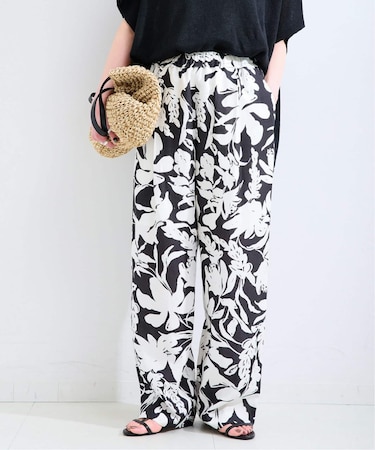 手洗い可 / ストロークプリントイージースラックス