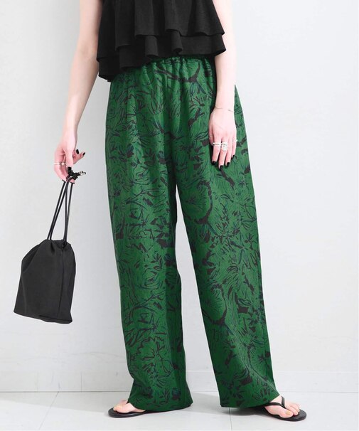 手洗い可 / ストロークプリントイージースラックス