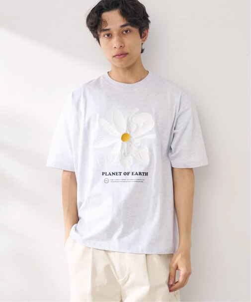 PLANET OF EARTH FLOWER EMB TEE