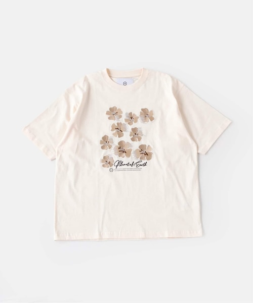 PLANET OF EARTH FLOWER EMB TEE｜ベーセーストックのアウトレット通販