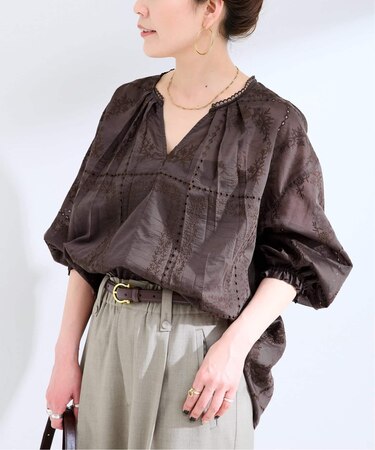 手洗い可 / ハンカチーフカフタンブラウス