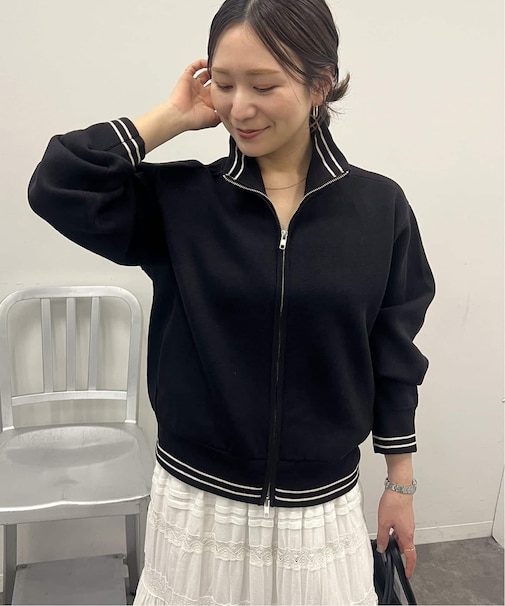 トラックニットジャケット
