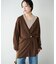 organic linen 混 カーディガン