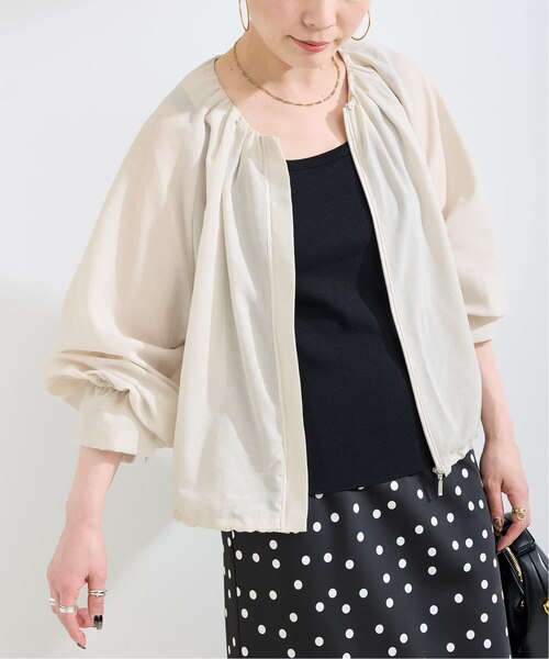 IENA LA BOUCLE プレイドシャギーウールシャツコート｜ベーセー