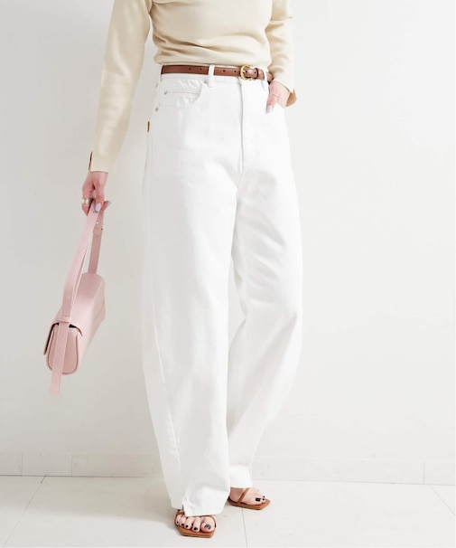 《追加10》ウォッシャブル / DU JOUR / デュ ジュール BARREL BAGGY JEAN