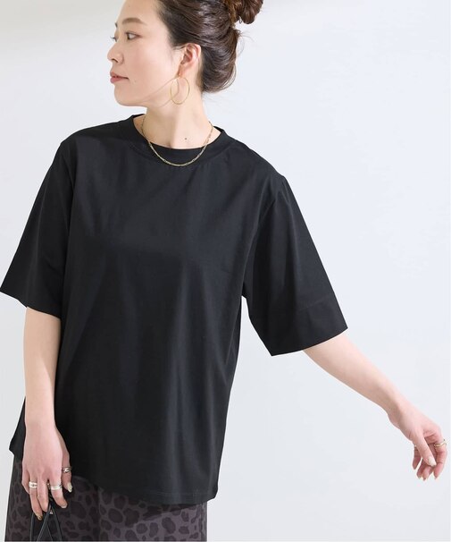 【WEB＋一部店舗限定】ウォッシャブル / 接触冷感 / コンパクト天竺Tシャツ