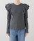 ハニカムキャップフリルロングスリーブ TEE