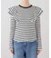 ハニカムキャップフリルロングスリーブ TEE