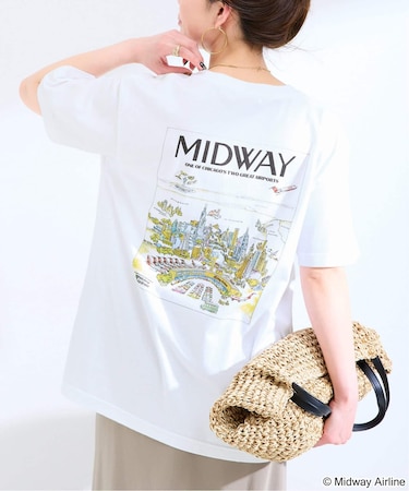 GOOD ROCK SPEED / グッドロックスピード Midway Airlines Tshirts B