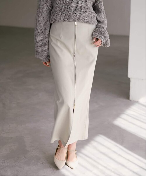 追加3》RyNyコンフォートストレッチジップタイトスカート｜ベーセー