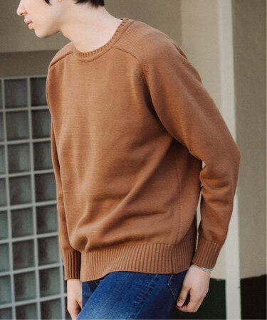 【LE / エルイー】 cotton crew knit/ニット