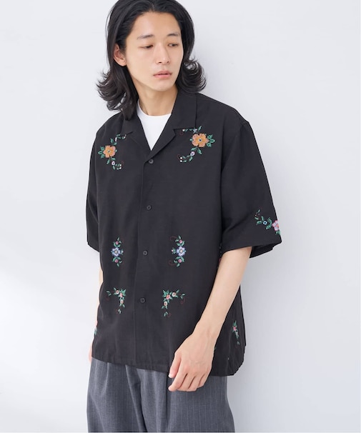インドクロスステッチ シャツ