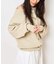 2WAYワイドネックルーズKNIT CARDIGAN TOPS：ニット