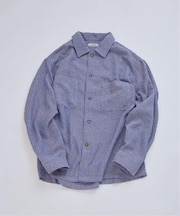 リングヤーン ミックスカラー CPOシャツ