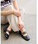 《WEB限定》Le decore / ル デコレ 4.5cm eyelet メリージェーン