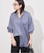 《追加》【ARCHIVE STANCE/アーカイブスタンス】Satin Stripe Dolman Shirt