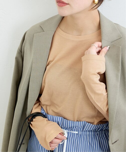 《追加3》クルーネックシアーロングTシャツ